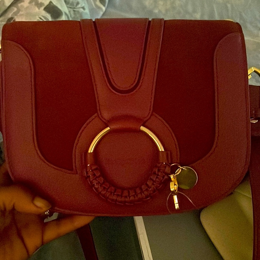 SeeBy Chloe bag burgundy
